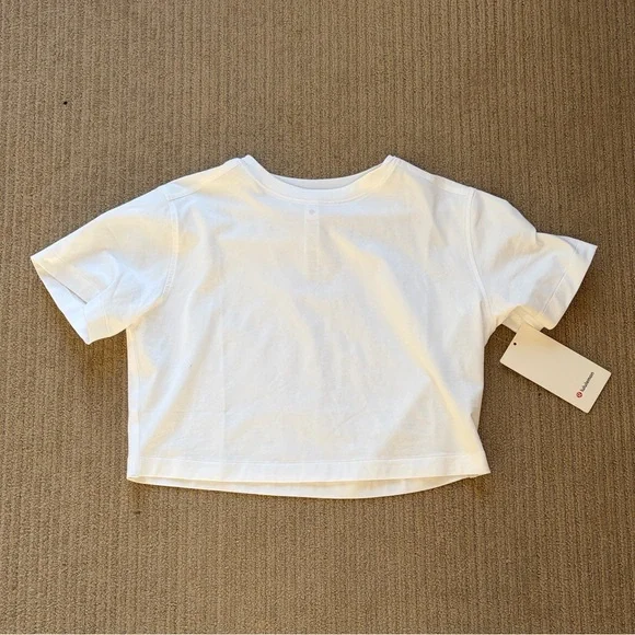 Lululemon Athletica White Short Sleeve Tee - Picture 6 of 6